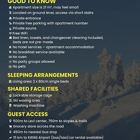 Leviloma - 21m2 B - Levistar - Levistar Levi